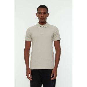 NWT Trendyol Polo T-shirt Beige Slim